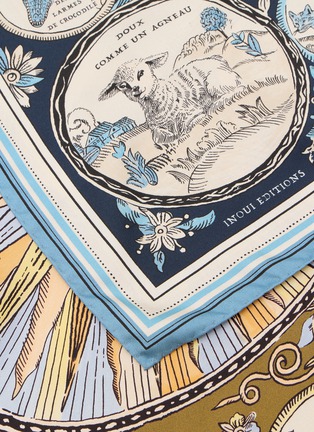 Detail View - Click To Enlarge - INOUI EDITIONS - Chance Inoui Silk Square Scarf