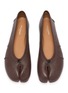 Detail View - Click To Enlarge - MAISON MARGIELA - Tabi Leather Ballerinas