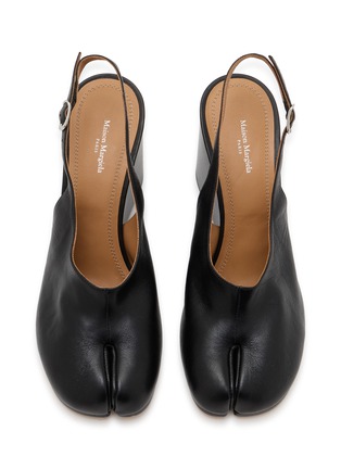 Detail View - Click To Enlarge - MAISON MARGIELA - Tabi 80 Leather Slingback Wedge