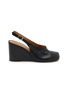 MAISON MARGIELA Tabi 80 Leather Slingback Wedge
