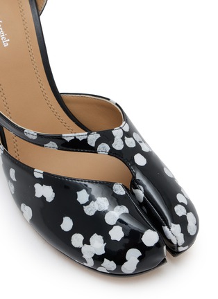 Detail View - Click To Enlarge - MAISON MARGIELA - Tabi 80 Leather Sandal Pumps