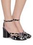 Figure View - Click To Enlarge - MAISON MARGIELA - Tabi 80 Leather Sandal Pumps