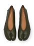 Detail View - Click To Enlarge - MAISON MARGIELA - Tabi Leather Ballerina Flats