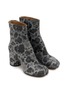 Detail View - Click To Enlarge - MAISON MARGIELA - Tabi 80 Flower Print Ankle Boots