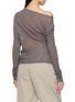 Back View - Click To Enlarge - HELMUT LANG - Sheer Twist Long Sleeve Top