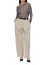 Figure View - Click To Enlarge - HELMUT LANG - Sheer Twist Long Sleeve Top
