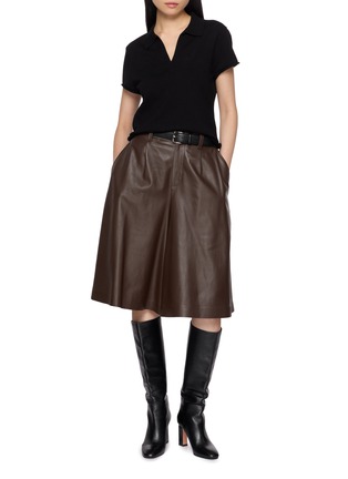 Figure View - Click To Enlarge - HELMUT LANG - Shrunken Polo Shirt
