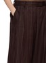  - HELMUT LANG - Striped Pleated Wide Leg Pants