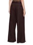 Back View - Click To Enlarge - HELMUT LANG - Striped Pleated Wide Leg Pants