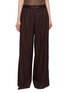 HELMUT LANG Striped Pleated Wide Leg Pants