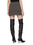 Back View - Click To Enlarge - HELMUT LANG - Cable Knit Mini Skirt