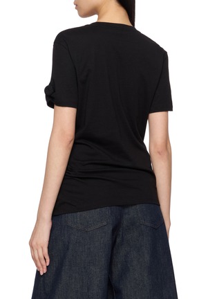 Back View - Click To Enlarge - HELMUT LANG - Knot Detail T-Shirt