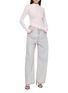Figure View - Click To Enlarge - HELMUT LANG - Sheer Twist Mock Neck Top
