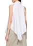 Back View - Click To Enlarge - HELMUT LANG - Asymmetrical Sleeveless Shirt