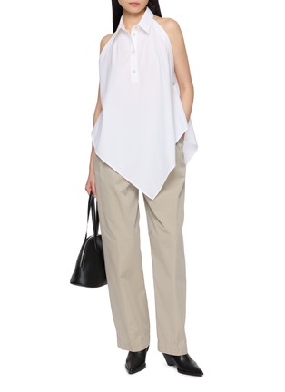 Figure View - Click To Enlarge - HELMUT LANG - Asymmetrical Sleeveless Shirt