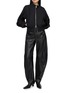 Figure View - Click To Enlarge - HELMUT LANG - Cropped Gabardine Bomber Jacket
