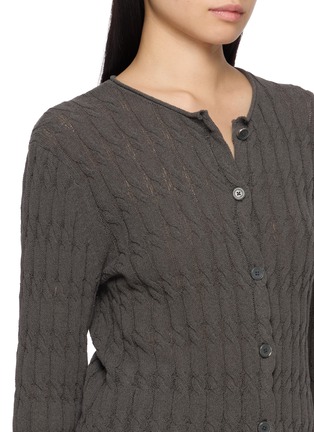  - HELMUT LANG - Cable Knit Cardigan