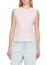 HELMUT LANG Raw Edge Linen Cotton Blend Tank Top