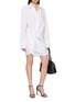 Figure View - Click To Enlarge - HELMUT LANG - Knot Long Shirt