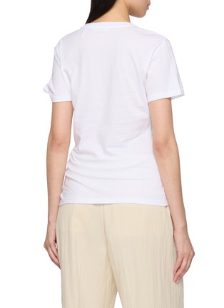 Back View - Click To Enlarge - HELMUT LANG - Knot Detail T-Shirt