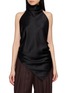 HELMUT LANG High Neck Scarf Top