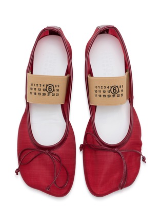 Figure View - Click To Enlarge - MM6 MAISON MARGIELA - Anatomic Numeric Mash Ballerina Flats