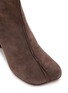 Detail View - Click To Enlarge - MM6 MAISON MARGIELA - 70 Anatomic Stitch Toe Suede Ankle Boots