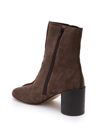 Detail View - Click To Enlarge - MM6 MAISON MARGIELA - 70 Anatomic Stitch Toe Suede Ankle Boots