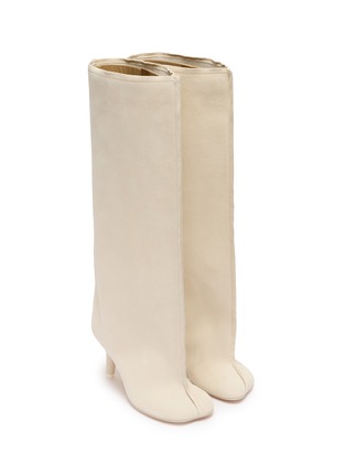 Detail View - Click To Enlarge - MM6 MAISON MARGIELA - Anatomic Tube Suede Boots