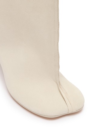 Detail View - Click To Enlarge - MM6 MAISON MARGIELA - Anatomic Tube Suede Boots