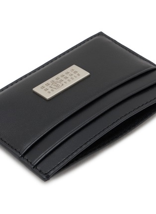 Detail View - Click To Enlarge - MM6 MAISON MARGIELA - Numeric Leather Card Holder