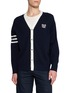 SOUTHCAPE V-Neck Logo Knit Cardigan