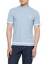 SOUTHCAPE Back Logo Mock Neck T-Shirt