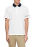 SOUTHCAPE Sleeve Logo Contrast Collar Polo Shirt