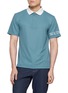 SOUTHCAPE Sleeve Logo Contrast Collar Polo Shirt