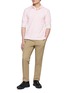 Figure View - Click To Enlarge - SOUTHCAPE - Logo Pattern Polo Shirt