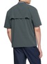 Back View - Click To Enlarge - SOUTHCAPE - Short Sleeve Baseball Collar Shirt