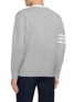 Back View - Click To Enlarge - SOUTHCAPE - V-Neck Logo Knit Cardigan