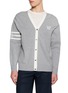 SOUTHCAPE V-Neck Logo Knit Cardigan