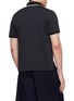 Back View - Click To Enlarge - SOUTHCAPE - Logo Trim Polo Shirt