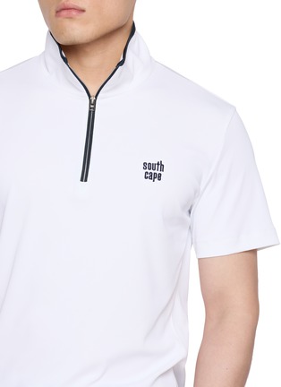  - SOUTHCAPE - Half Zip Logo T-Shirt