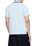 Back View - Click To Enlarge - SOUTHCAPE - Contrast Trim Polo Shirt