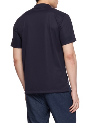 Back View - Click To Enlarge - SOUTHCAPE - Baseball Collar Performance T-Shirt