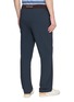 Back View - Click To Enlarge - SOUTHCAPE - Pintuck Jersey Banding Straight Leg Pants