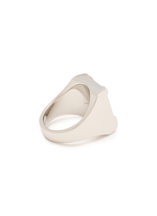 Detail View - Click To Enlarge - MM6 MAISON MARGIELA - Unexisting Stone Palladium Ring