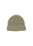Detail View - Click To Enlarge - MM6 MAISON MARGIELA - Numeric Logo Folded Knit Beanie