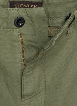  - INCOTEX - Garment Dyed Twill Cargo Shorts