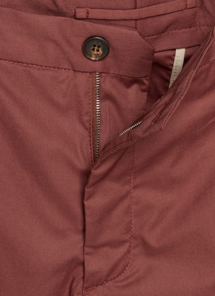  - INCOTEX - Slim Fit Linen Cotton Chino Bermuda Shorts