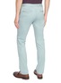 Back View - Click To Enlarge - INCOTEX - Garment Dyed Stretch Cotton Gabardine Pants