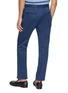 Back View - Click To Enlarge - INCOTEX - Slim Fit Garment Dyed Stretch Cotton Gabardine Pants